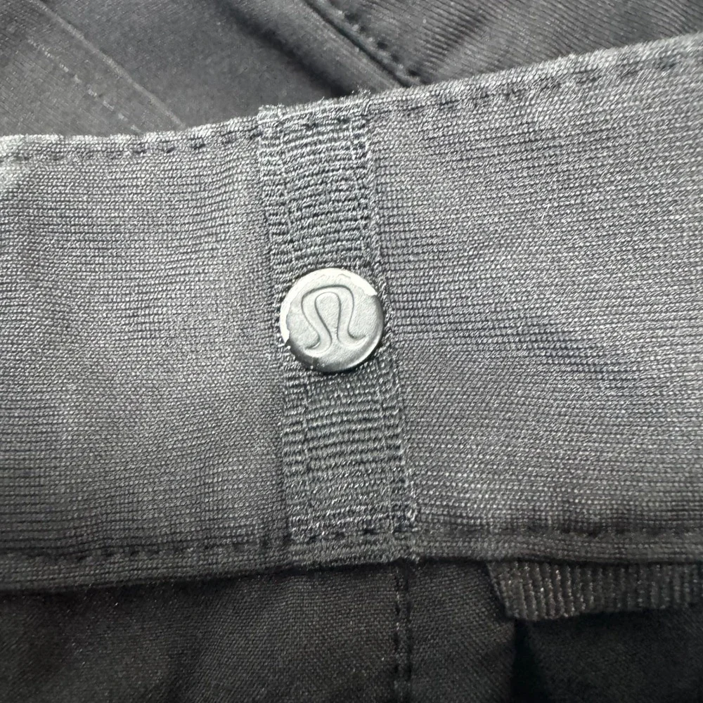 Lululemon ABC Pant Slim Fit Black Performance Stretch Trousers Mens 29x27.5